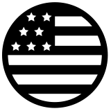 Icon round usa